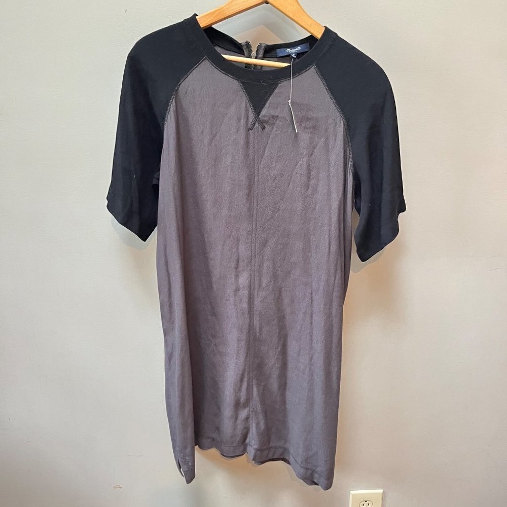 NEW-‎ Madewell Colorblock T-shirt Dress - Size Small